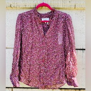 ba&sh Paris Chemise Framboise NWOT Size 3/L/US 8